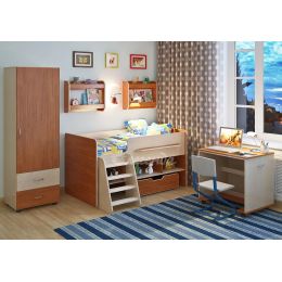 Детская комната Легенда 11 с полками