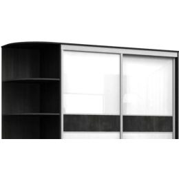 Шкаф-купе Боско 1 Black/White