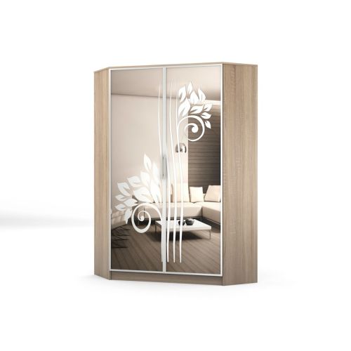 Шкаф угловой 2х створчатый Уют 71