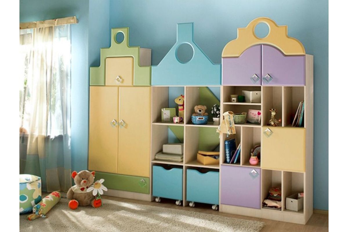 шкаф для пособий и игрушек