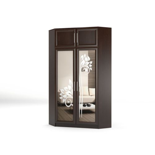 Шкаф угловой 2х створчатый Уют 56