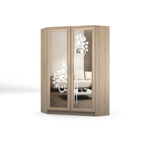 Шкаф угловой 2х створчатый Уют 61